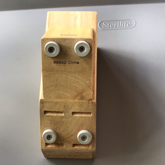 6 STEAK KNIFE WOODEN BLOCK - Picture 4 of 9